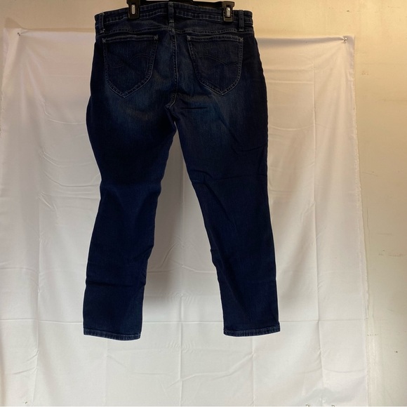 Lee Dark Indigo Denim Midrise Skinny Jeans size 18P - Picture 3 of 6